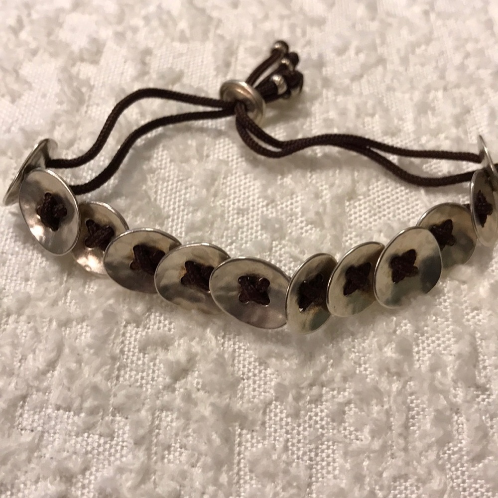 Silpada button bracelet.